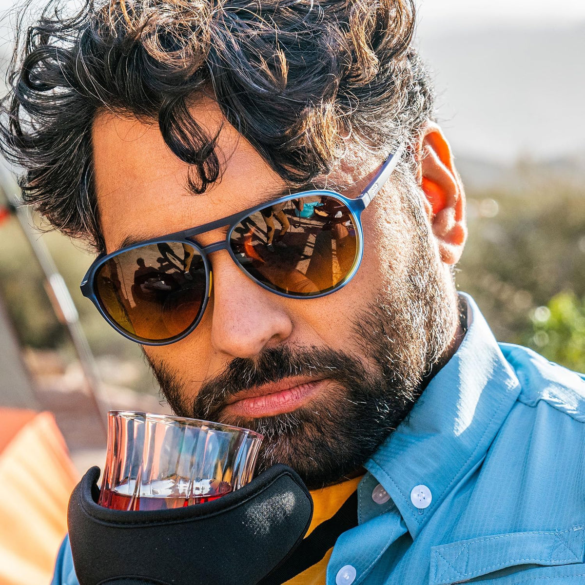 goodr Gafas de sol polarizadas Mach G para mujer y hombre | Marco d...