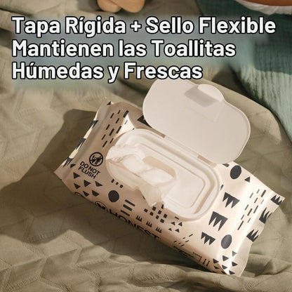 The Honest Company - Toallitas limpiadoras para bebé con 99% de agu...