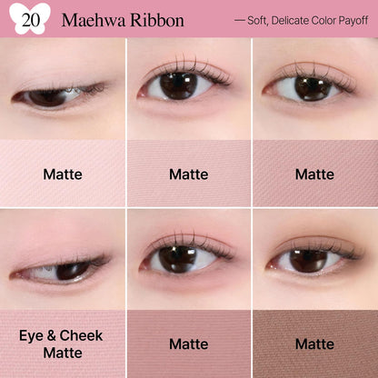 CLIO Pro - Paleta de ojos de aire, 12 colores de sombra de ojos mat...