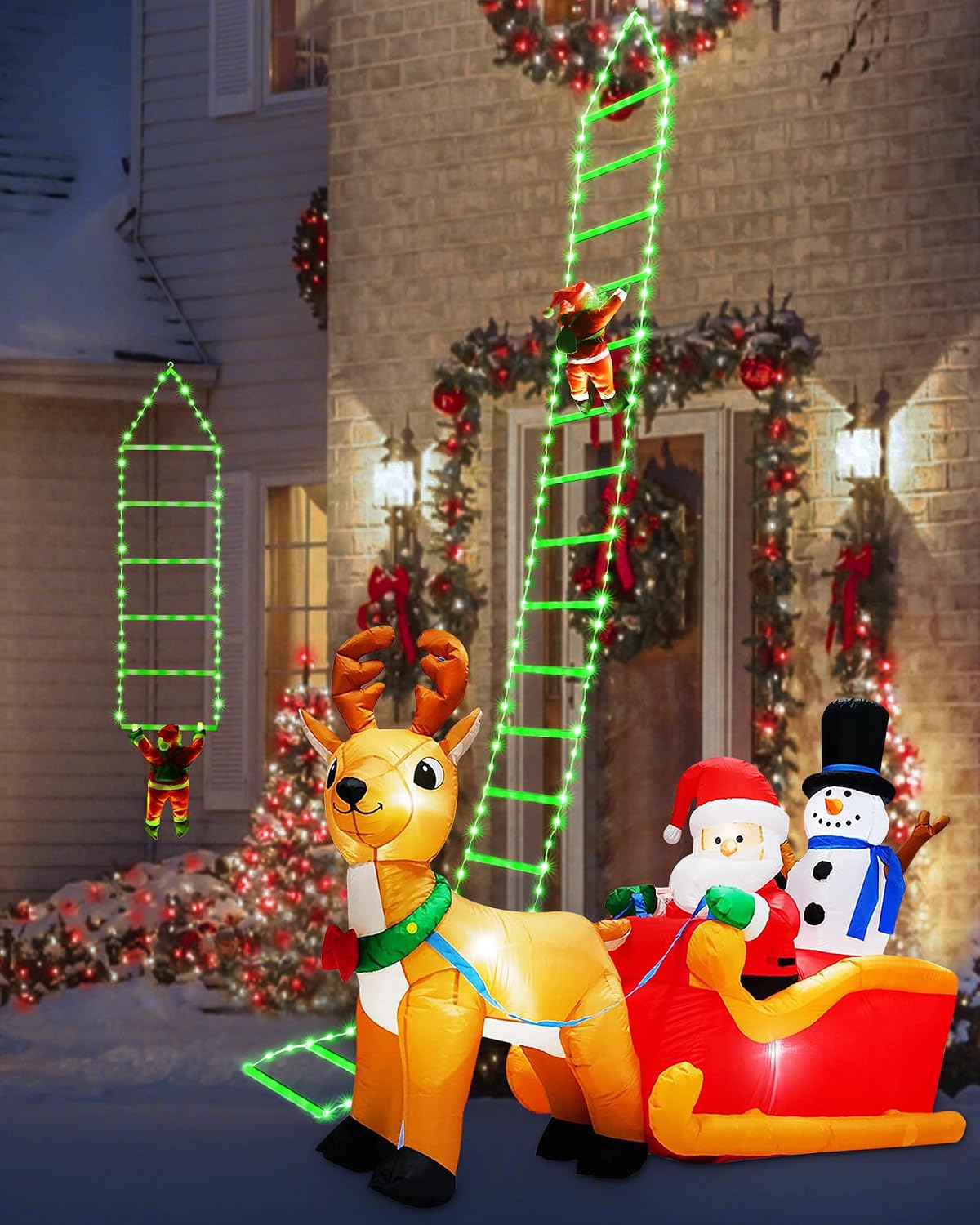 Toodour Luces LED de Navidad, luces decorativas de Navidad de 10 pi...
