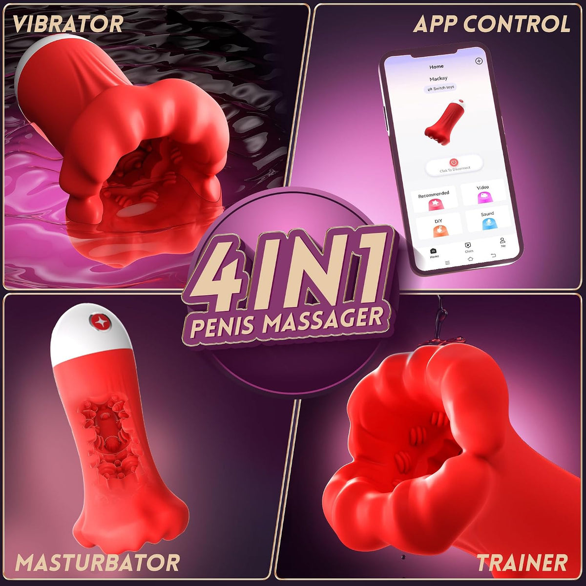 baiwatt - Masturbador masculino juguetes sexuales para hombres \u20...
