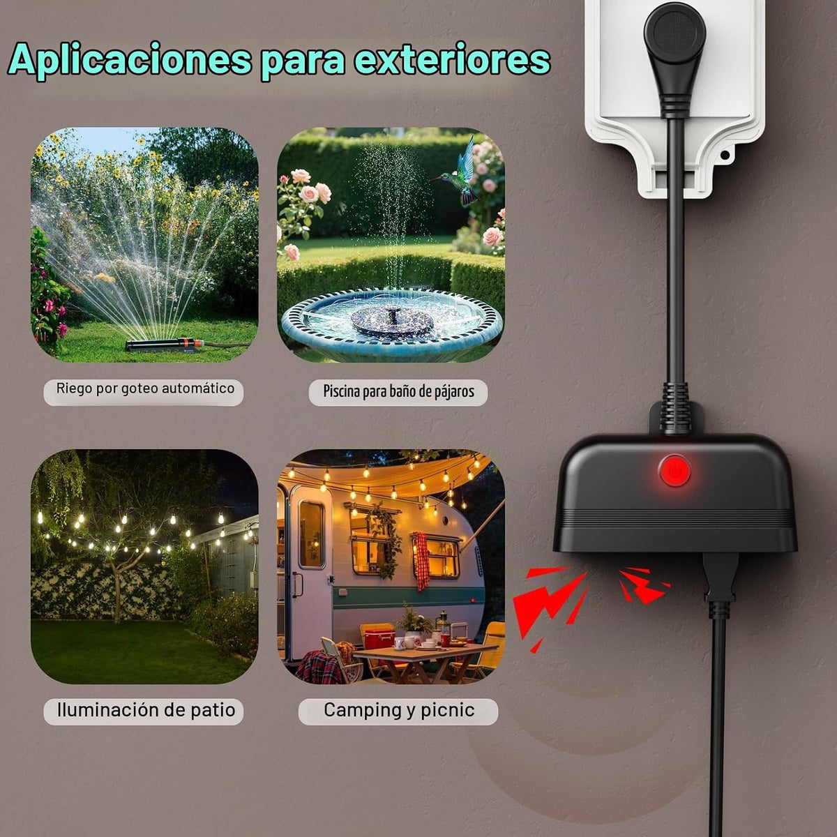 Alarma de corte de energía WiFi, alarma de corte de energía exterio...