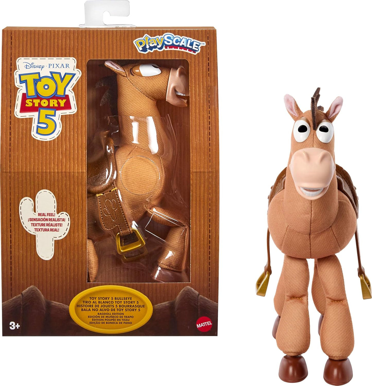 Mattel Disney y Pixar Toy Story 5 Ragdoll Edition Bullseye | Figura...