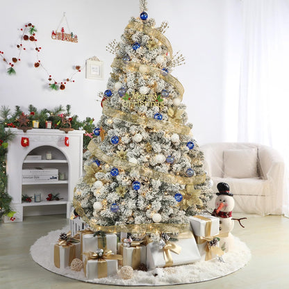 SHareconn 30 bolas de árbol de Navidad de 2.36 pulgadas, adornos az...