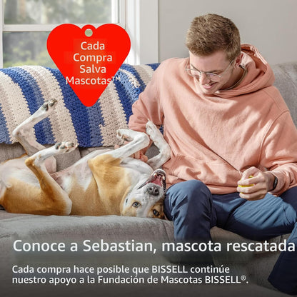 Bissell CleanView 3836 - Aspiradora giratoria, rollo de cepillo de...