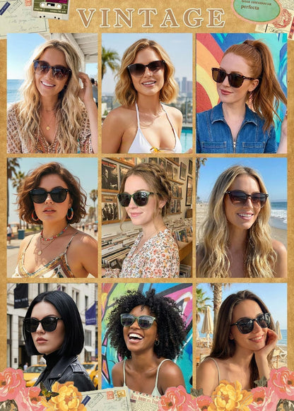 FIMILU 2 paquetes de gafas de sol para mujer, lentes polarizadas co...