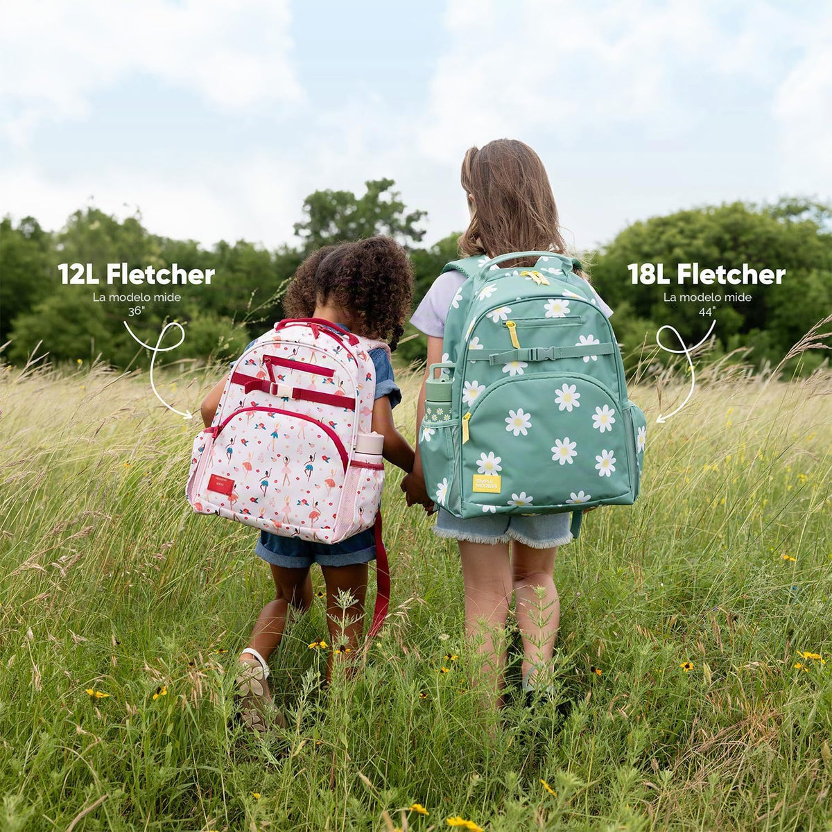 Simple Modern Disney Princess Kids Mochila para escuela, niñas, niñ...