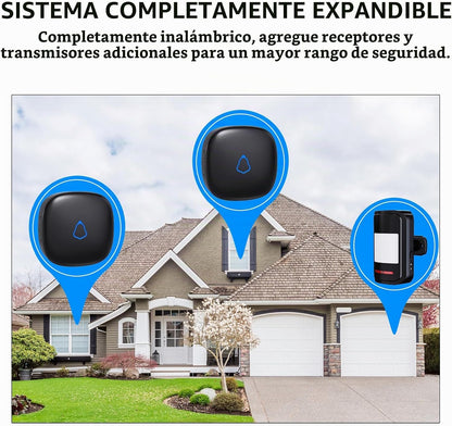 Alarma inalámbrica con sensor de movimiento para interiores, 1 dete...