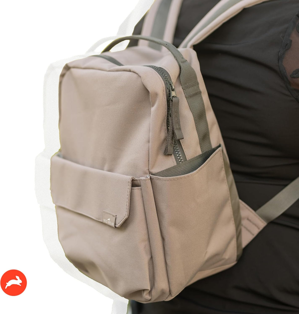 Mini Roo - Mochila para pañales, bolsa de bebé marrón trufa - 6 bol...