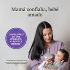 Lansinoh biberones anticólicos, 2 onzas, 2 unidades | Pezones de fl...