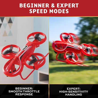 FAO Schwarz Mini dron Stealth, avión cuadricóptero RC para principi...