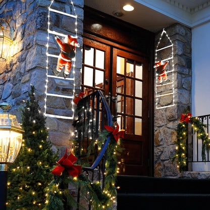Toodour Luz LED de Navidad, luces decorativas de escalera de Navida...