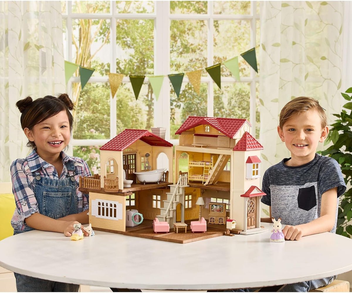 Calico Critters - Red Roof Home - Casa de campo - Edición de set de...