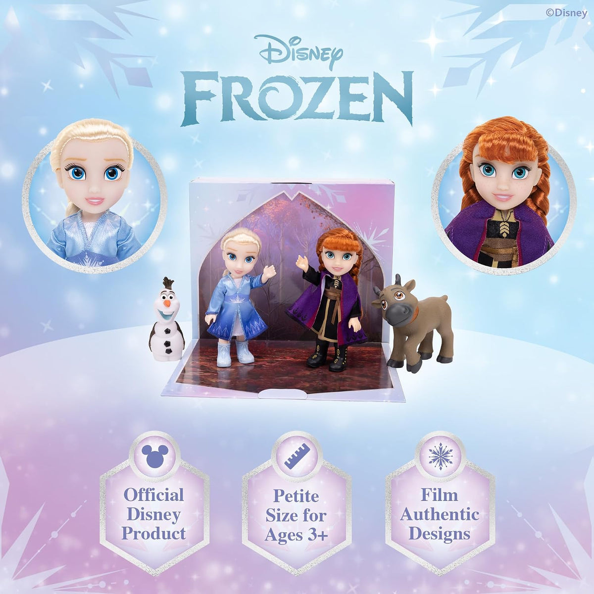 Disney Frozen Elsa &amp; Anna - Muñecas y figuras de juguete, 19 pi...