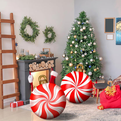Jetec - 2 bolas de Navidad inflables gigantes de 32 pulgadas | Dise...