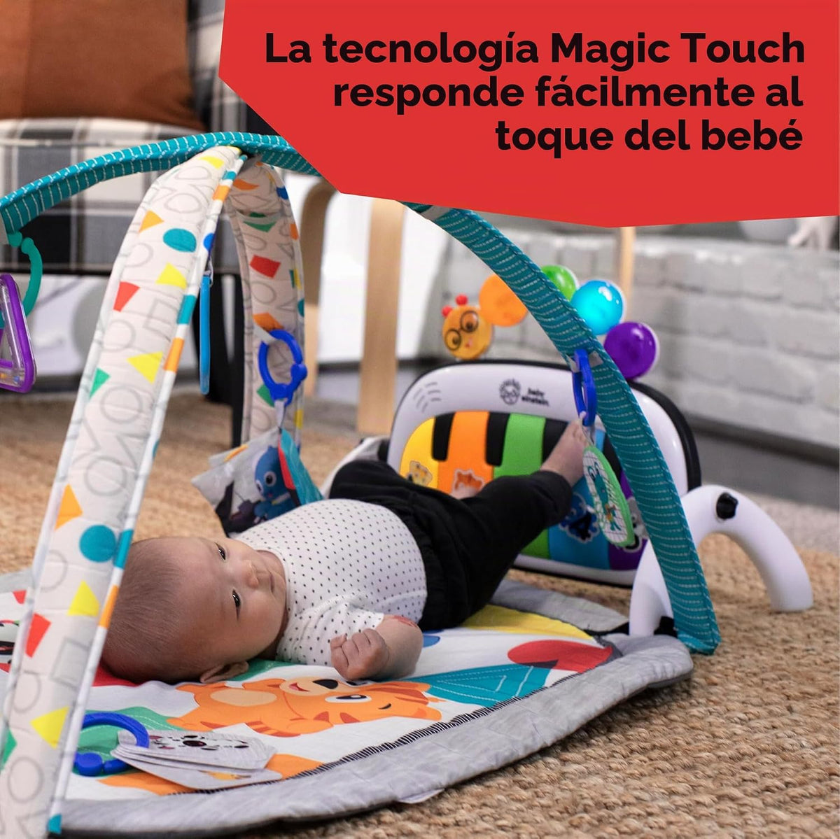 Baby Einstein Gimnasio de Juego y Alfombrilla de Actividad 4 en 1 K...
