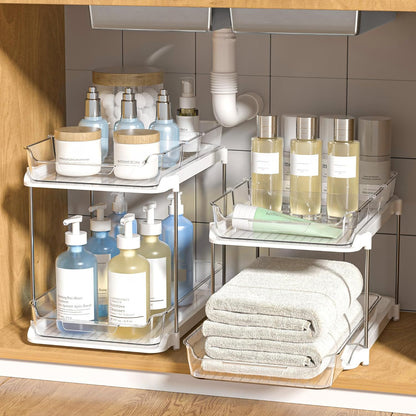 Delamu Organizadores y Almacenamiento Multiusos para Baño Debajo de...