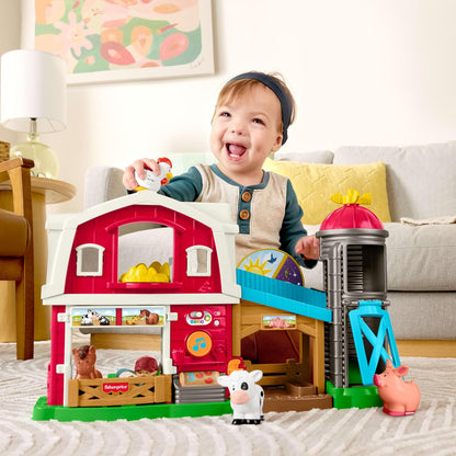 Fisher-Price Little People Caring Fun Granja de animales, Pluriling...
