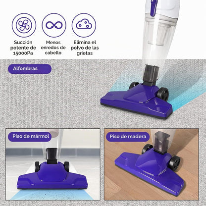 Intercleaner - Aspiradora con cable, 15 KPa de potente succión con...