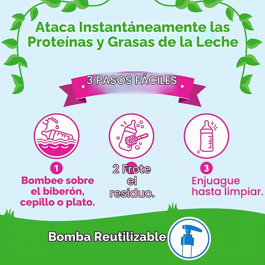 Dapple Baby - Jabón para biberón y platos de cítricos frescos - 16....
