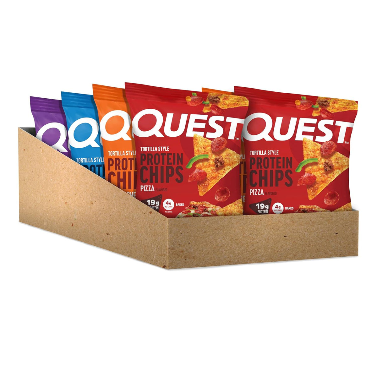 Quest Nutrition Tortilla Style Protein Chips, paquete variado de bo...