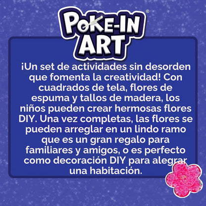 Skillmatics Poke-in Art - Ramo de flores, kit de manualidades de ma...