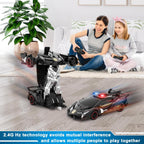 FDJ Auto a control remoto \u2013 Robot transformador de coche, un b...