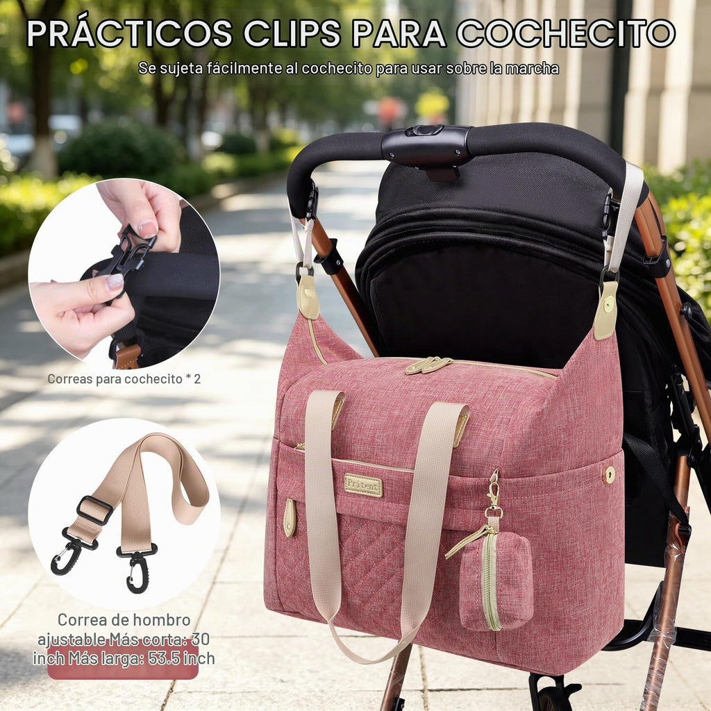 Pritent Bolsa de Pañales Tipo Tote \u2013 Bolsas de pañales para be...