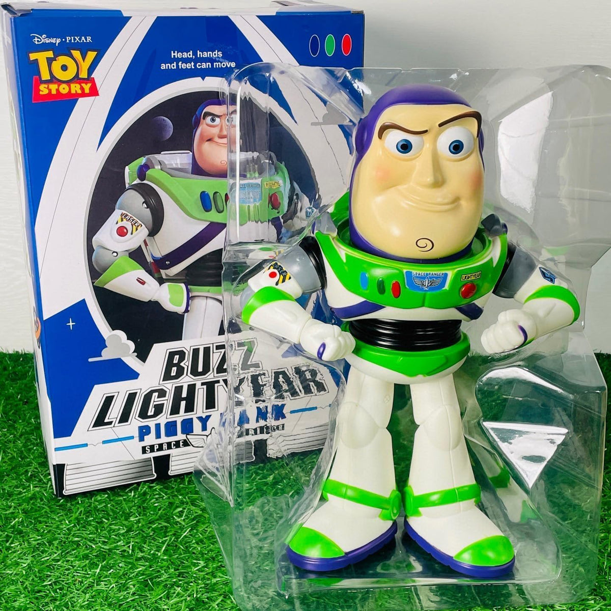 Slinsmei Figura de Toy Story Buzz Lightyear de 14.6 in, versión de...