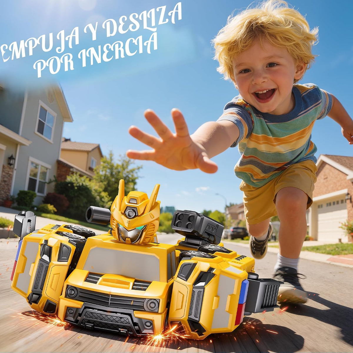 Juguetes robot transformadores 5 en 1 para niños de 4 a 6 años, jug...