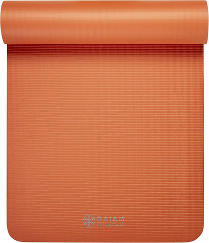 Gaiam Tapete de yoga grueso, esterilla de ejercicio y fitness con c...