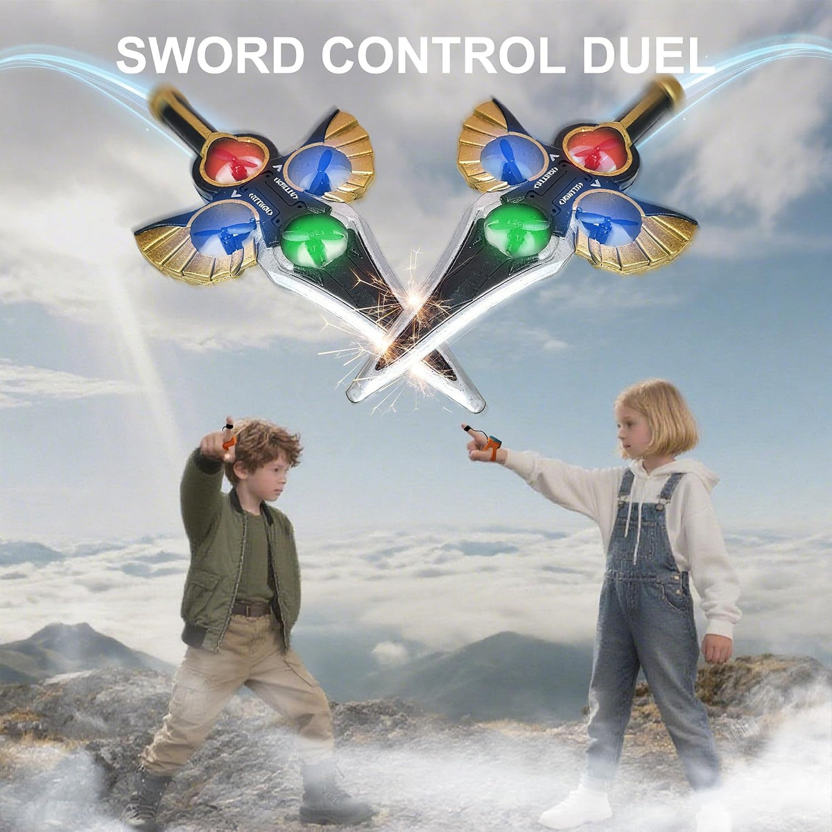 Virellia Flying Sword - Avión de control de gestos para niños y adu...