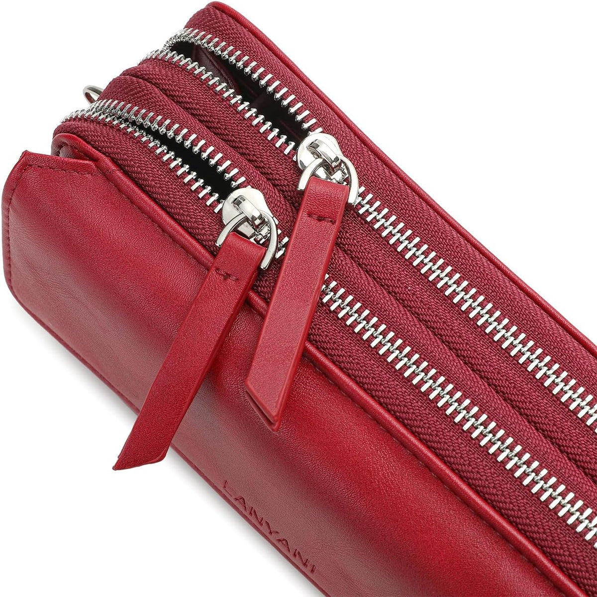 Lanyani Cartera Cruzada RFID con Correa de Muñeca y Bolsillo para T...