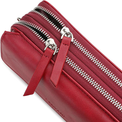 Lanyani Cartera Cruzada RFID con Correa de Muñeca y Bolsillo para T...