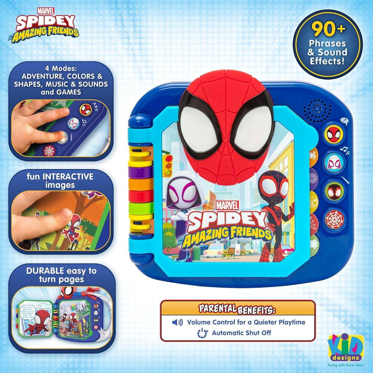 Spidey and His Amazing Friends - Libro para niños, juguetes de apre...