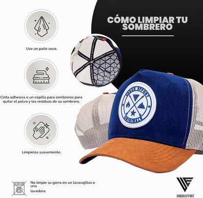 Urban Effort Trucker Hat para hombre – Gorra de béisbol con parte t...
