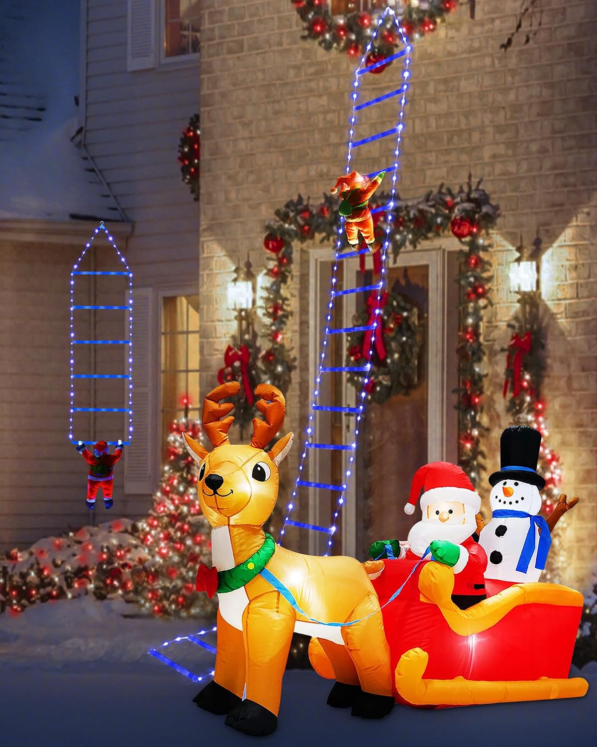 Toodour Luces LED de Navidad, luces decorativas de Navidad de 10 pi...