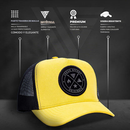 Urban Effort Trucker Hat para hombre – Gorra de béisbol con parte t...