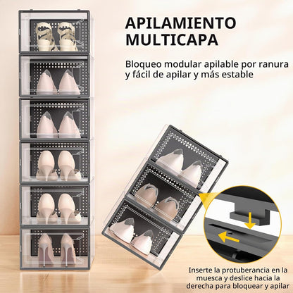 East Loft Paquete de 6 organizadores de almacenamiento extragrandes...