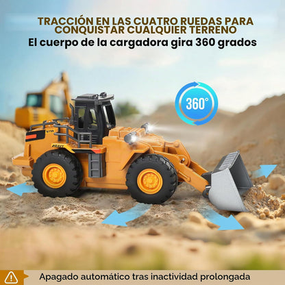 Dwi Dowellin Excavadoras a control remoto, cargador frontal con con...