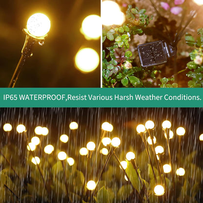 vignuto Luces solares impermeables para exteriores, 8 paquetes de 6...