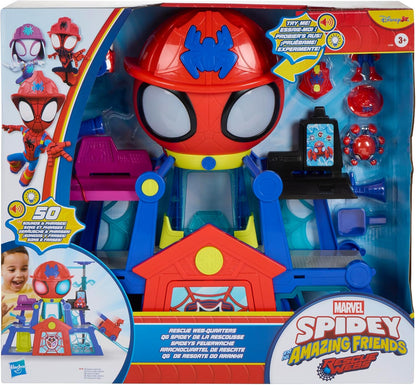 Marvel Spidey y sus increíbles amigos Rescue-Webs Web-Quarters Play...