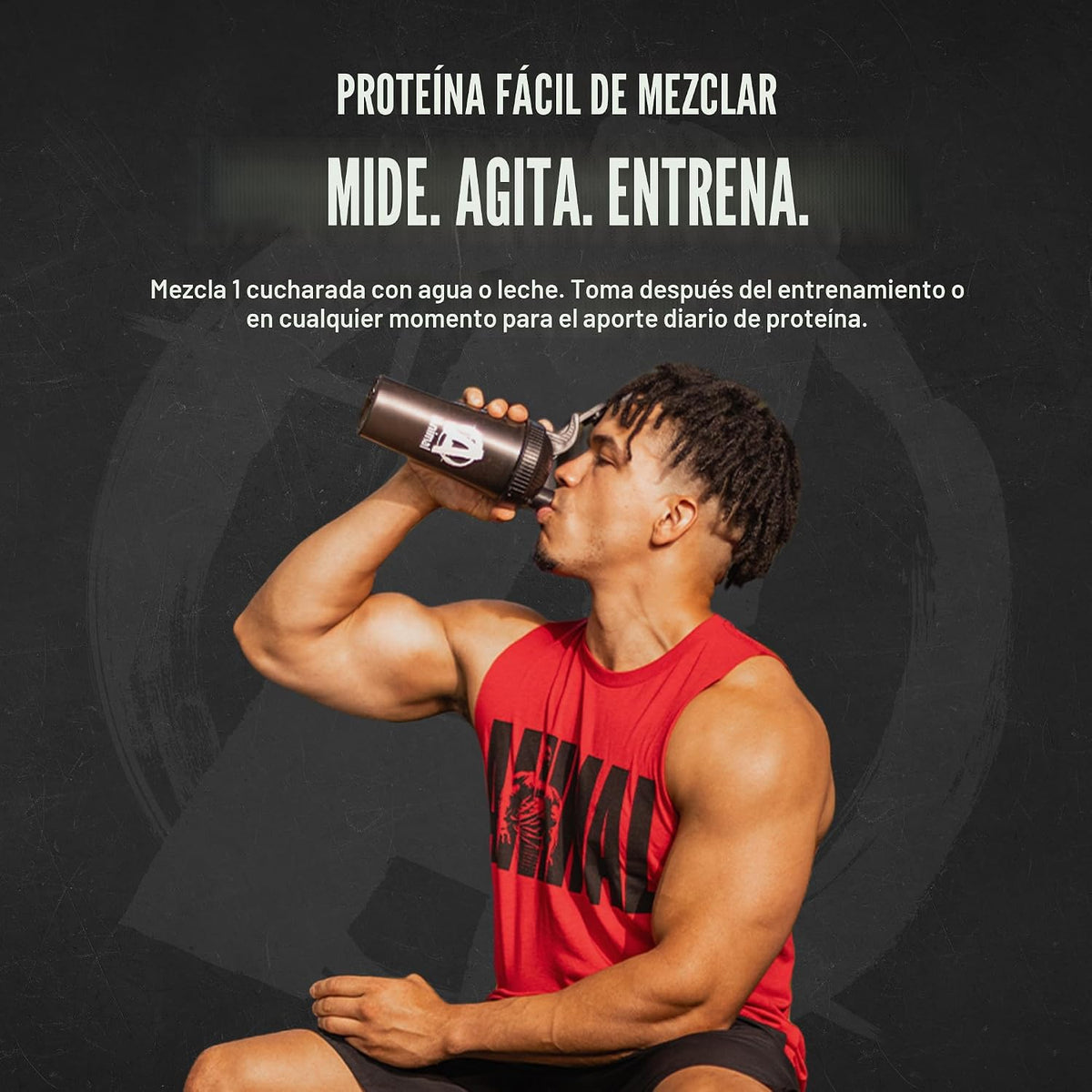Animal 100% Proteína de Suero en Polvo \u2013 Mezcla de suero para...