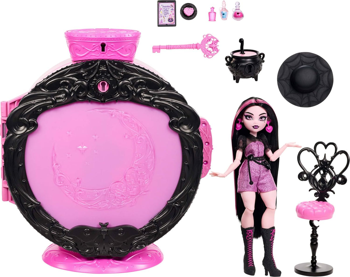 Monster High Juego de revelación de pociones con muñeca Draculaura...