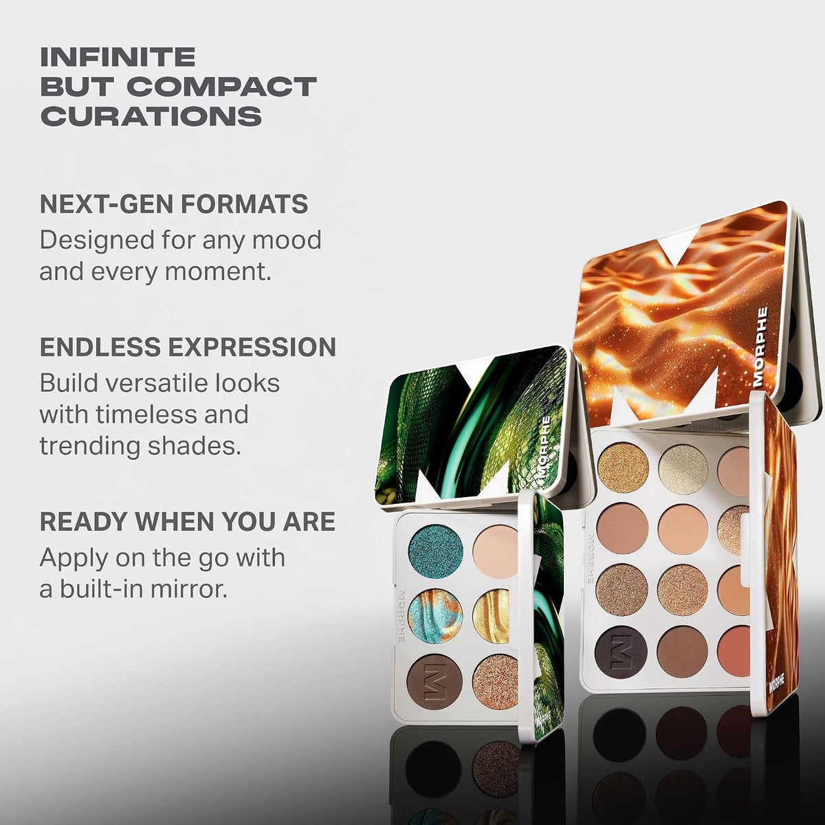 Morphe ChromaPlus Paleta de sombras de ojos de 12 bandejas, maquill...