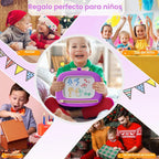 Kikidex Juguetes para niños de 1 a 3 años, tablero magnético de dib...