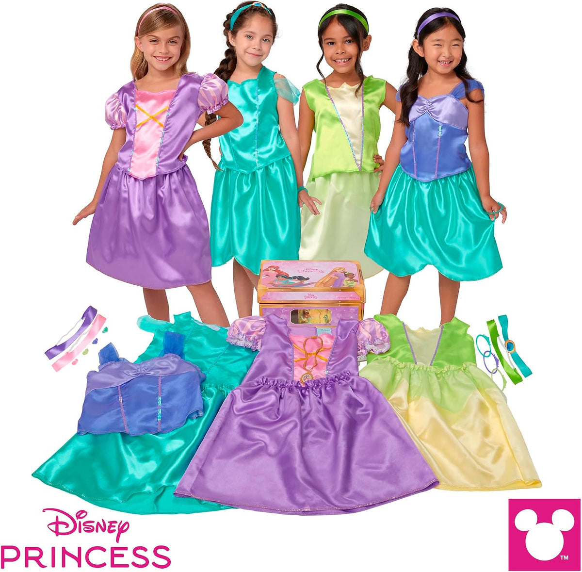 Disney Princesas Maleta de Disfraces \u2013 Conjunto de Vestido de...