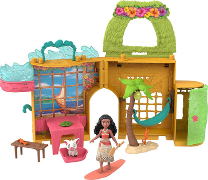 Mattel Disney Princess Moana Storytime Stackers Juego de casa de mu...