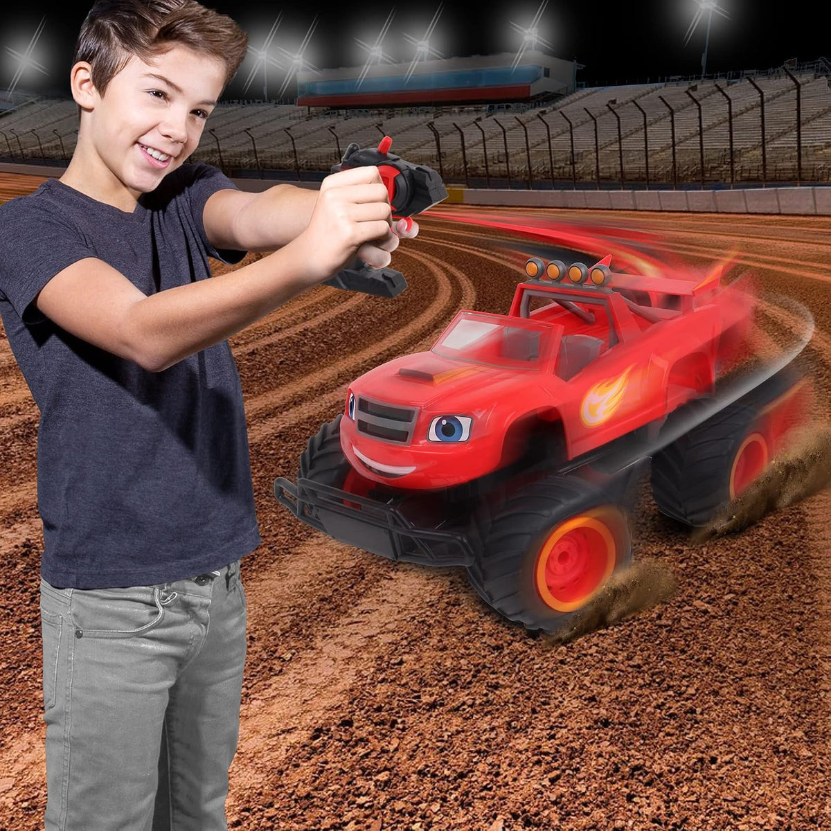 NKOK Blaze and the Monster Machines RC Monster Truck Toy - Camión d...
