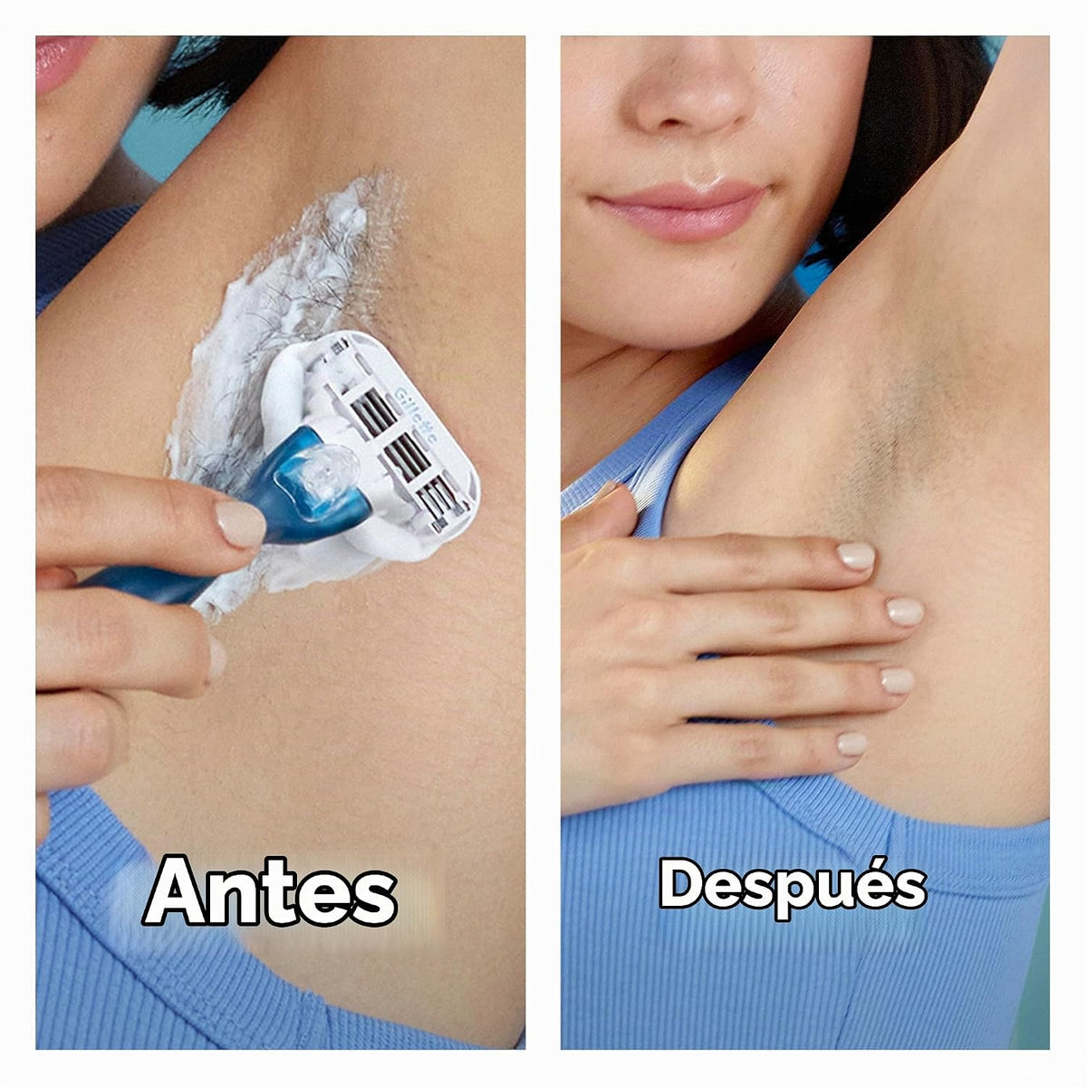 Gillette Venus Smooth Recambios de cuchillas de afeitar para mujer,...